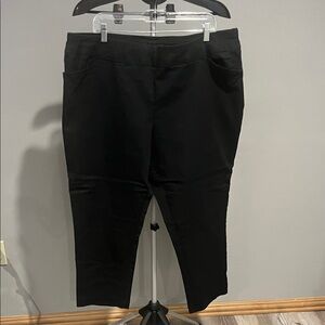 Croft & Barrow Black Effortless Stretch Pants (338)